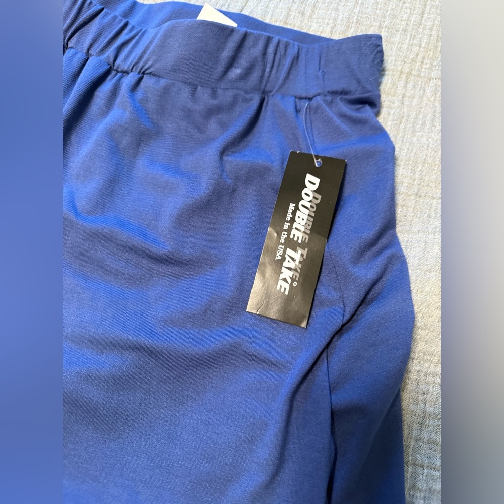 double take new with tags blue skirt